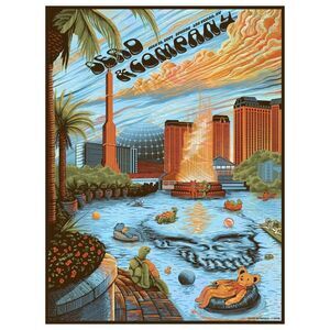 Dead & Company 7/13 2024 Las Vegas Sphere Paul Kreizenbeck Poster
